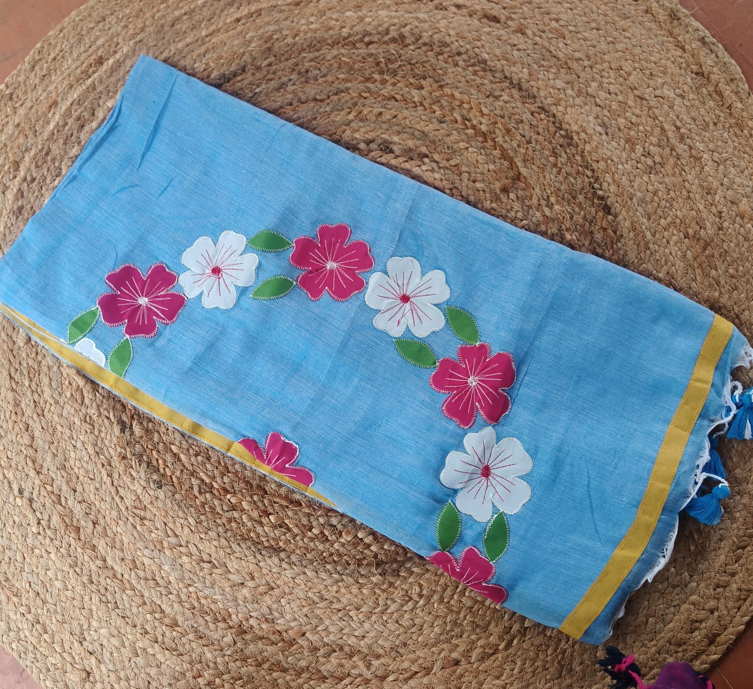 Natural Ivory Cotton Dupatta