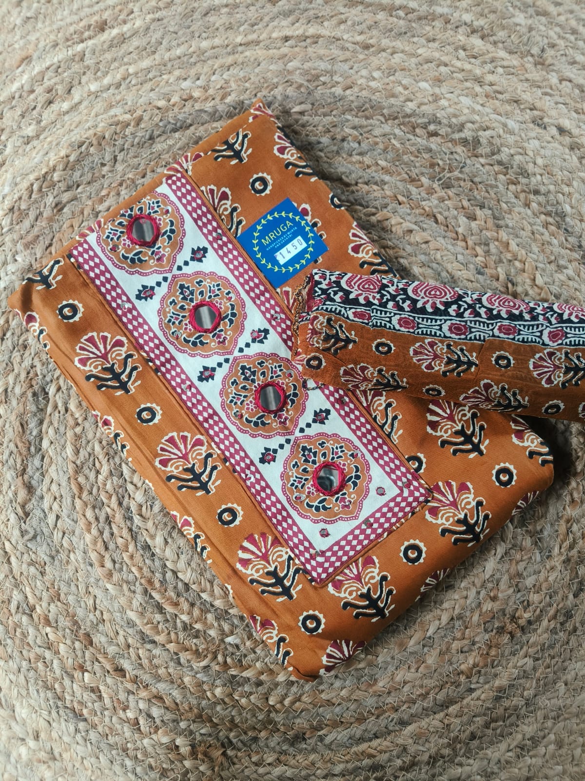 Block Print Rust Blouse